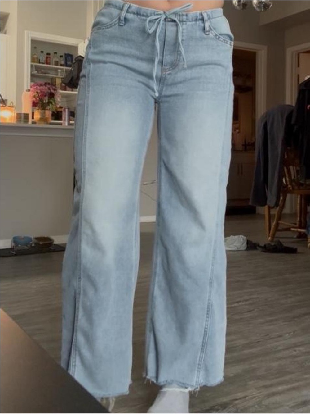Vanilla Star, Wide Leg Jeans, Medium Blie, S, EUC